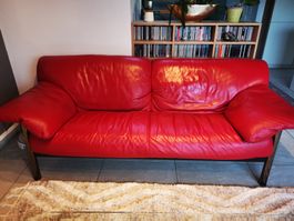 Designer Sofa aus Leder der Marke "Poltrona Frau"