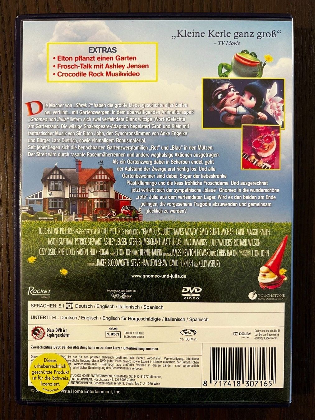 Tutti i DVDs: Gnomeo und Julia – Usato da Zürich venduto da FilmFreunde 1