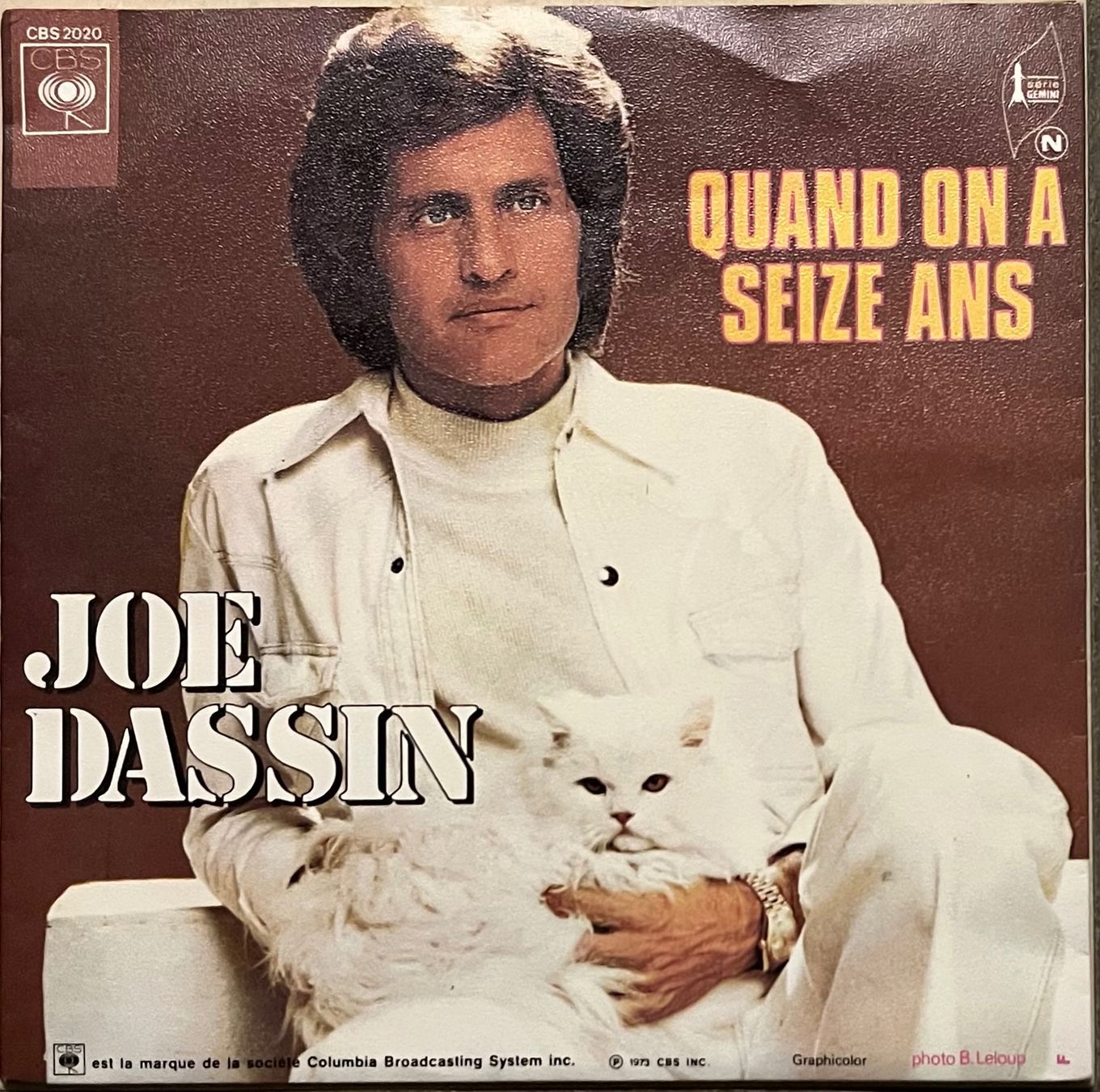 Vinyles: JOE DASSIN - QUAND ON A SEIZE ANS – D'occasion à Bussigny par vinyl-pas-cher