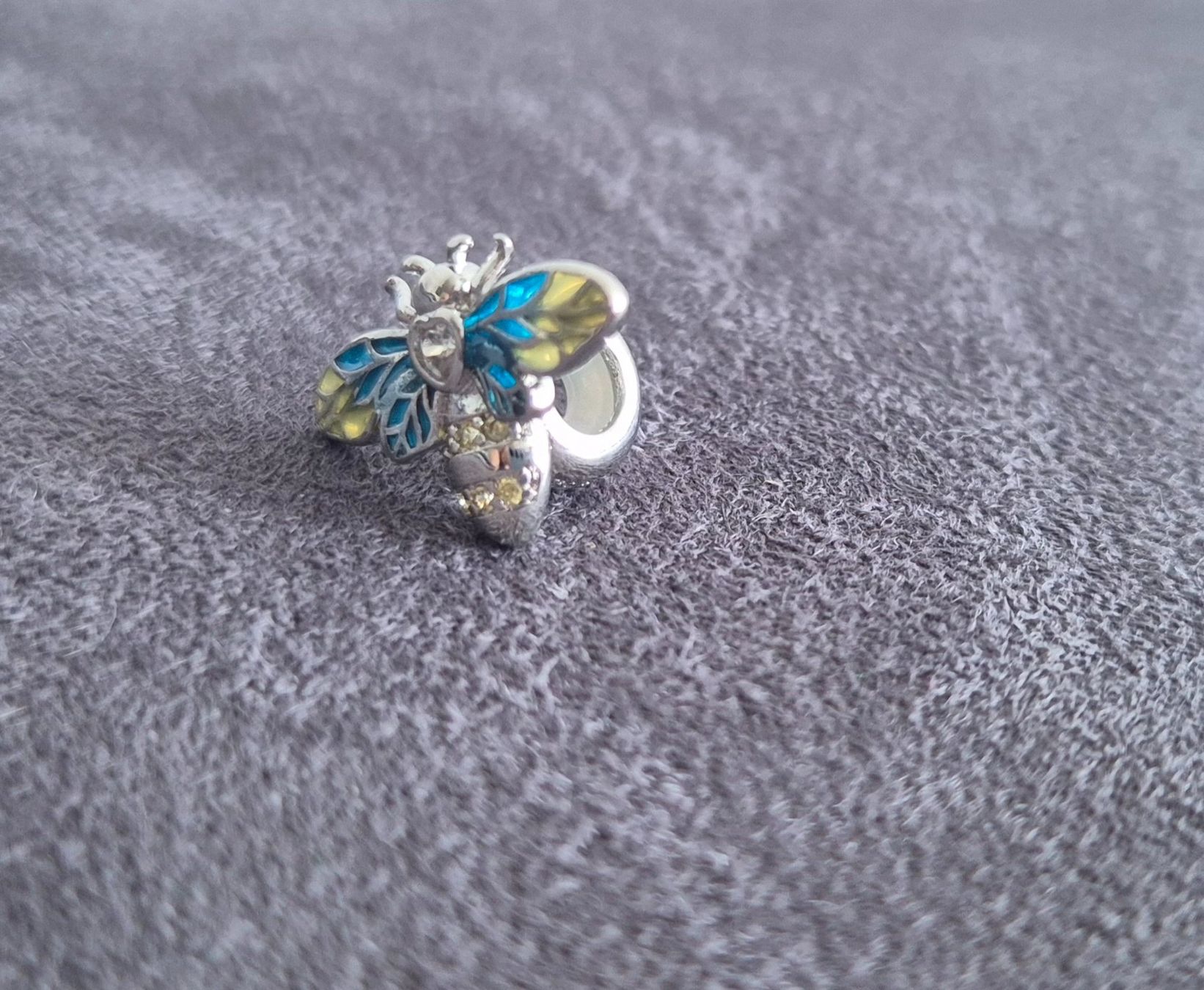 Ciondoli: Silber Charm Biene farbig +Garantie – Nuovo (secondo la descrizione) da Rotkreuz venduto da Carbone_Bijou-Shop 2