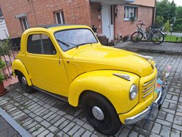 Fiat Topolino 500 C Veteran, gelb, seltener Oldtimer Jhg1951