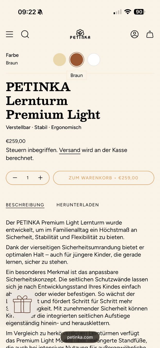 Seggioloni: Petinka Lernturm Premium Light – Nuovo (secondo la descrizione) da Bäch SZ venduto da vivianagiulia 3