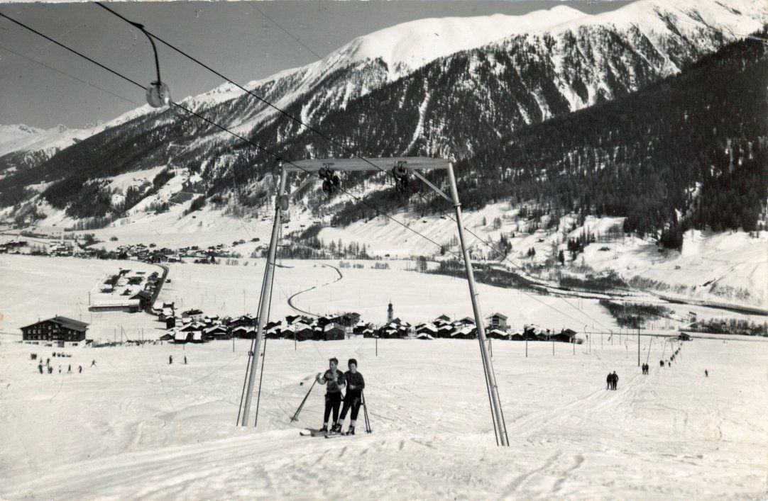 Ansichtskarten: Gluringen - Reckingen  VS  im Goms   -  Skilift – Gebraucht aus Brig von Valcards54