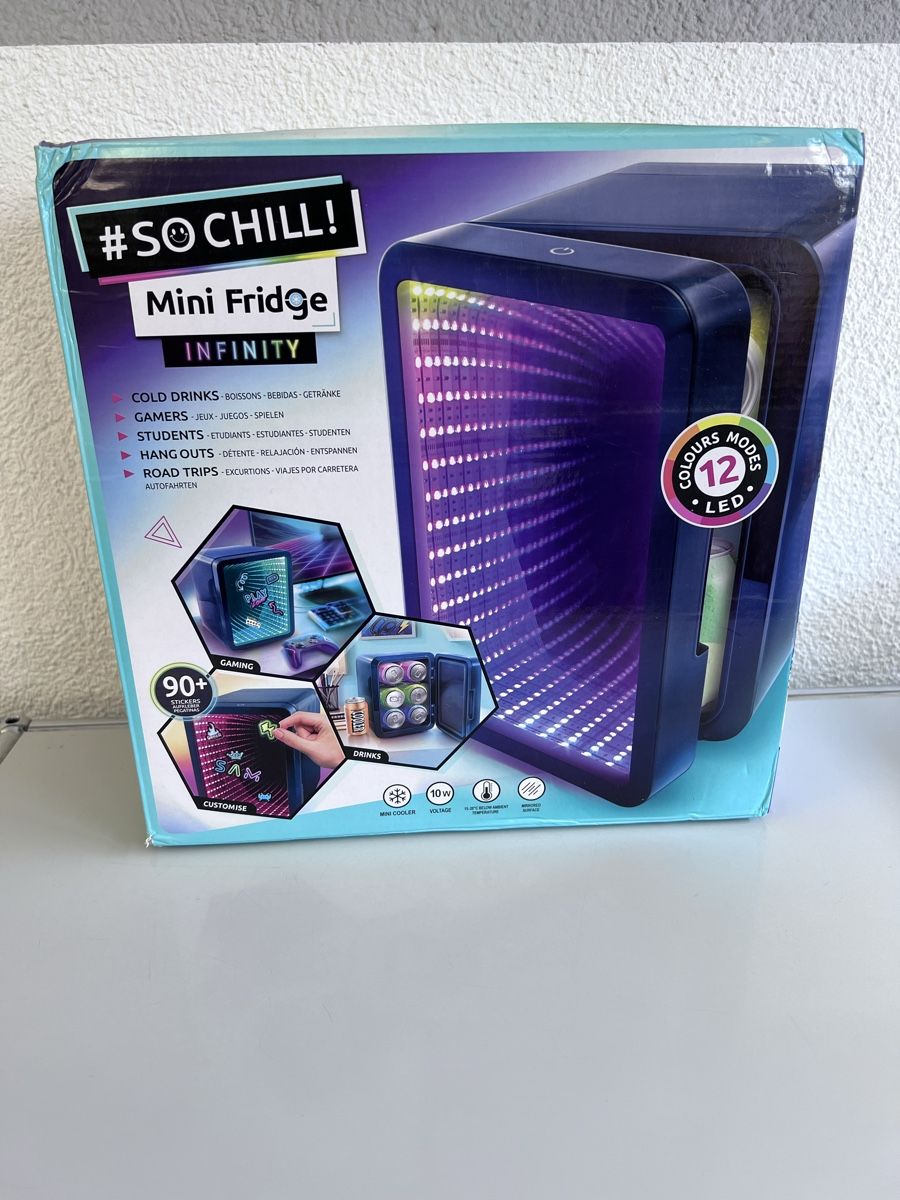 Frigoriferi: Seltener #SoChill Mini Fridge Infinity mit LED-Spiegel – Usato da ossingen venduto da maho888 2