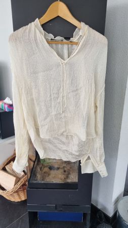 Seidenbluse 34 ecru The kooples