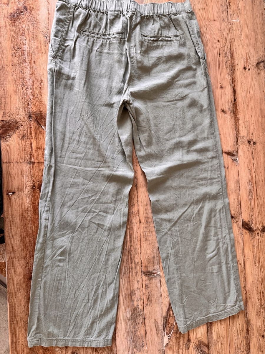 H&M Hosen: Khakifarbene Leinenhose, Gr L – Gebraucht aus Egg b. Zürich von Kompass03 4