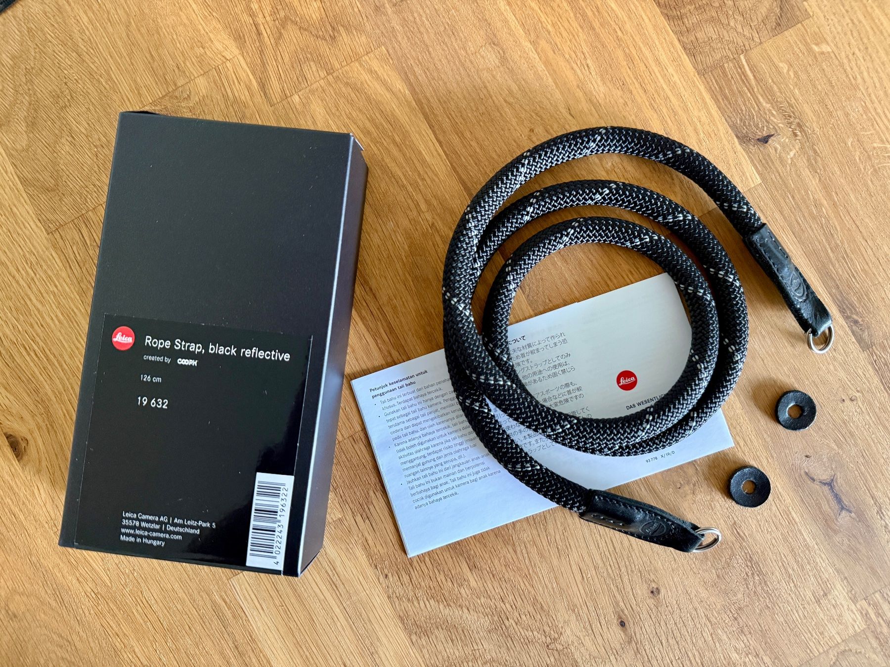 Leica Sonstiges Zubehör: Leica Rope Strap black reflective 126cm – Gebraucht aus Biel/Bienne von enzosurf13