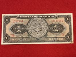 Billet Mexique 🇲🇽 1959