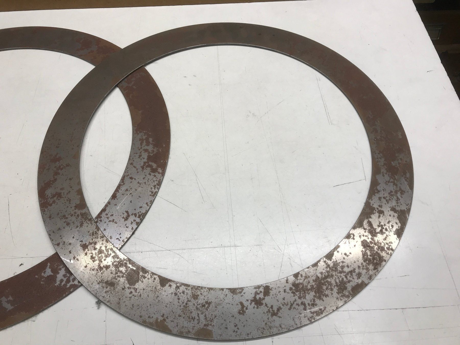 Bastelsets: Stahl Blech Ringe Kreis Ausschnitte Flansche Bastel-Material – Gebraucht aus Walterswil BE von Lonitti 7