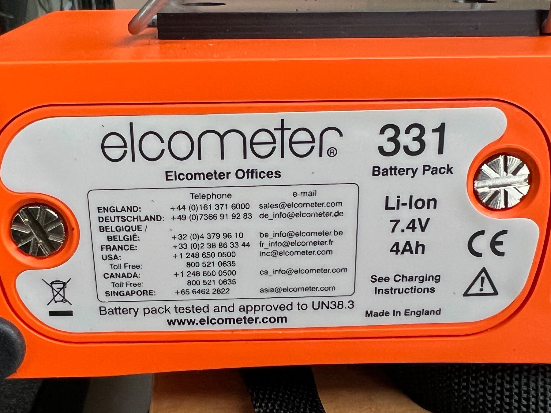 Elcometer 331 Betondeckungs-Messgerät - Top Zustand! (Gebraucht) in ...