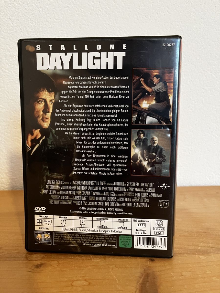 Tous les DVDs: Daylight DVD mit Sylvester Stallone – D'occasion à Bassersdorf par McRob00 2