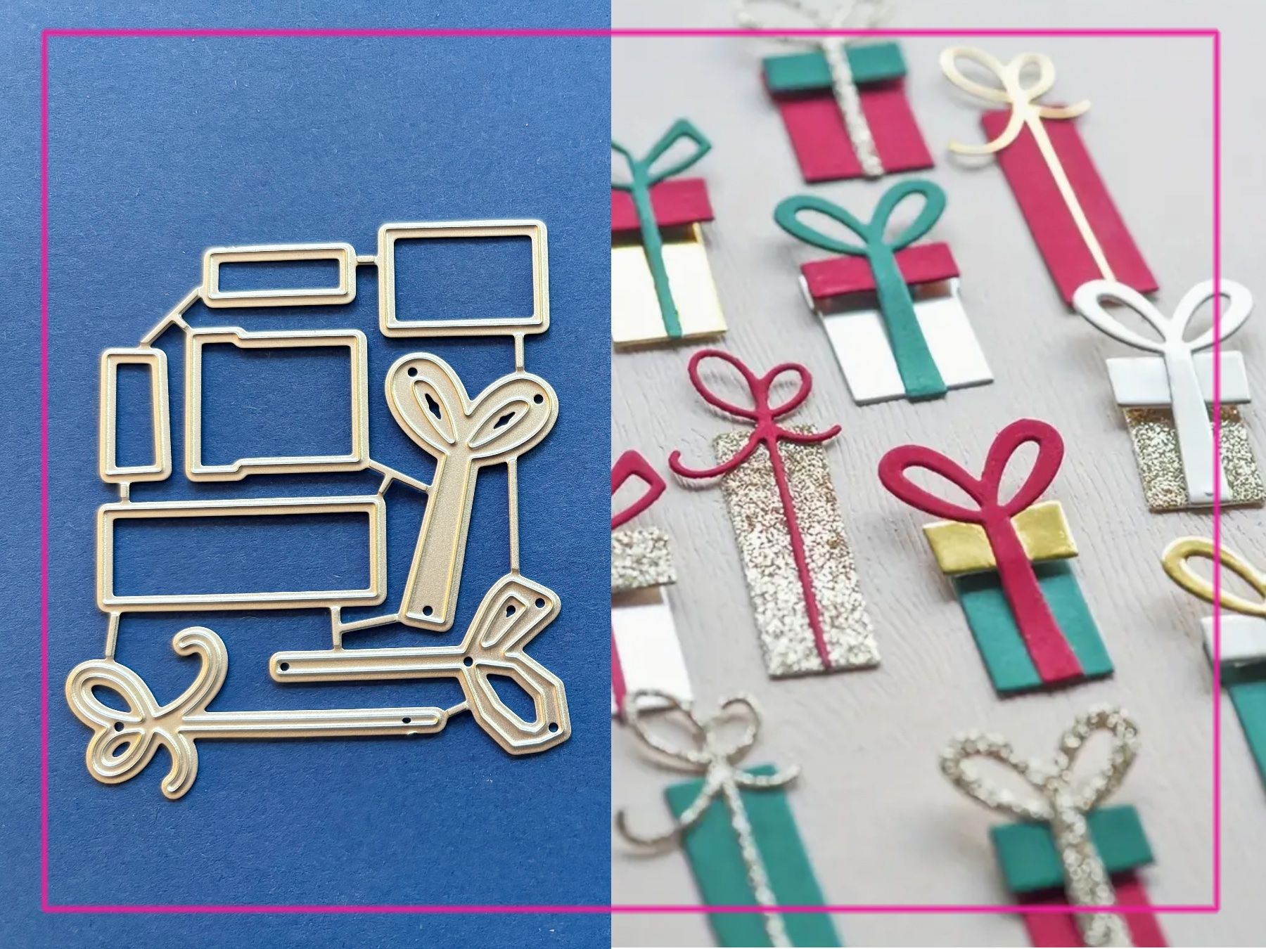 Schablonen: Geschenke mit Schlaufen - Stanzschablonen – Neu und originalverpackt aus Frenkendorf von jazzplatten