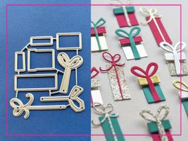 Geschenke mit Schlaufen - Stanzschablonen