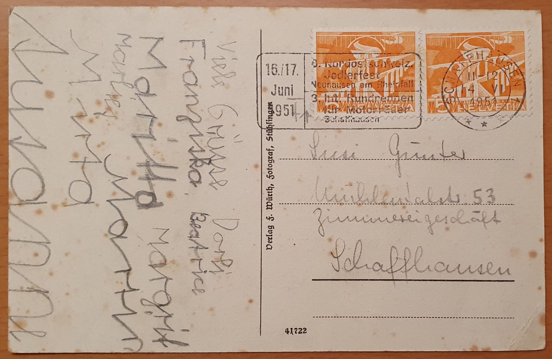Ansichtskarten: Restauration Hohbrugg – Gebraucht aus Kreuzlingen von Rschweiz1 1