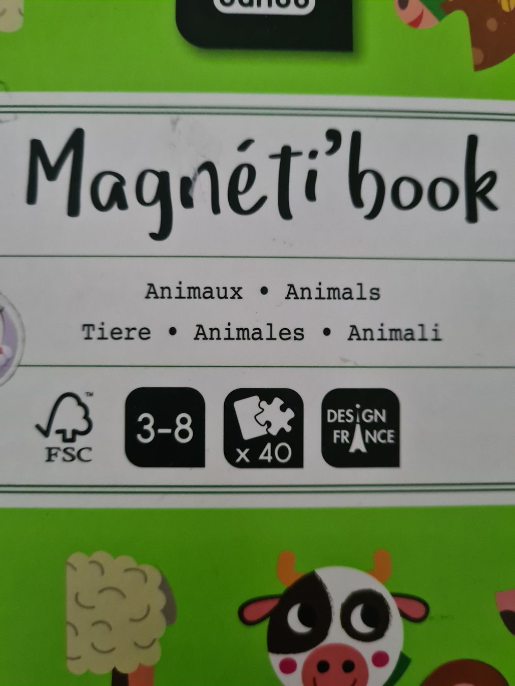 Janod Giochi: Magnetbuch Magneti Book - Animals – Usato da Carouge GE venduto da Franllo 1