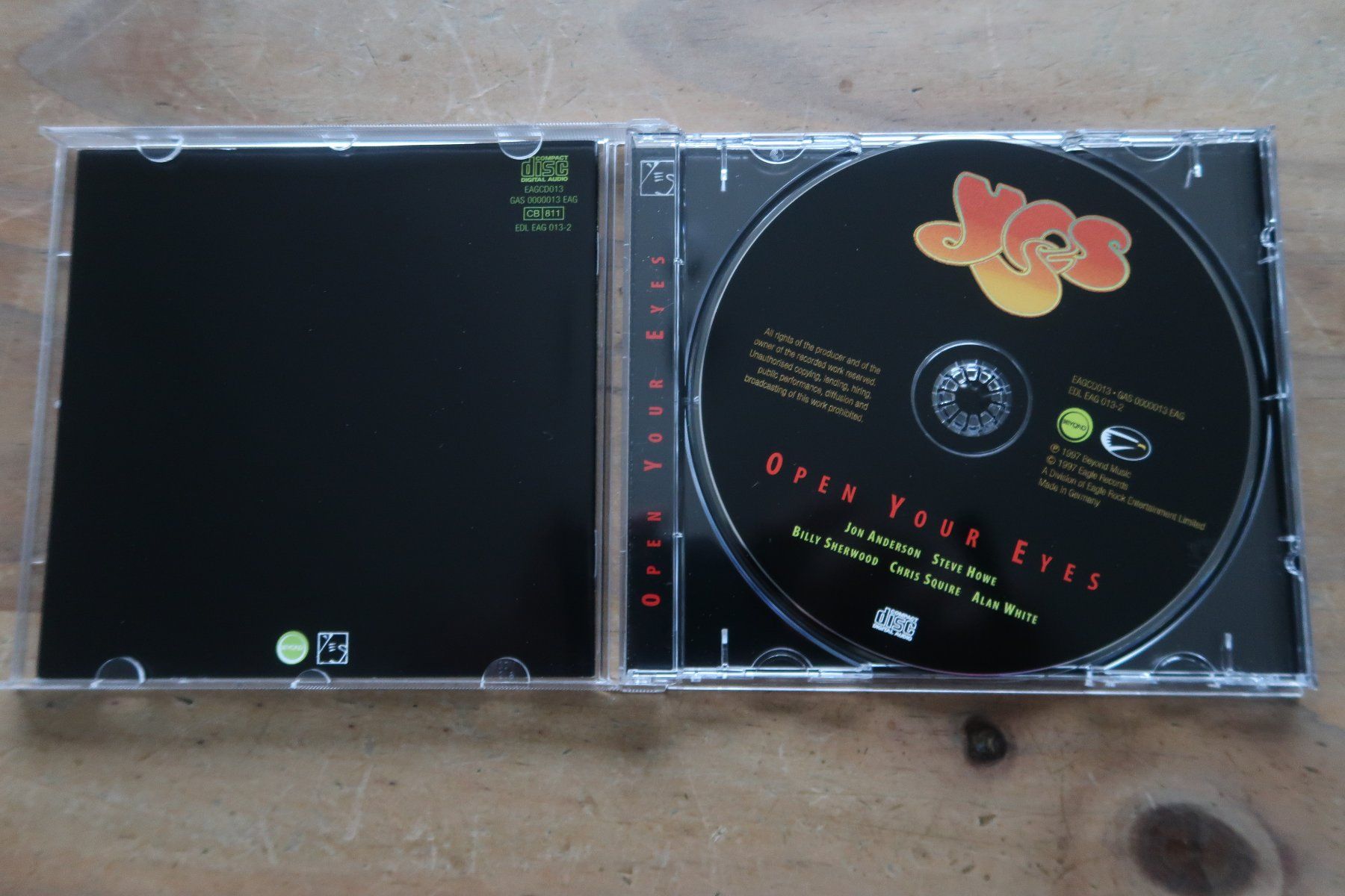 CD: YES - OPEN YOUR EYES - CD – Usato da Basel venduto da Patiscat 3
