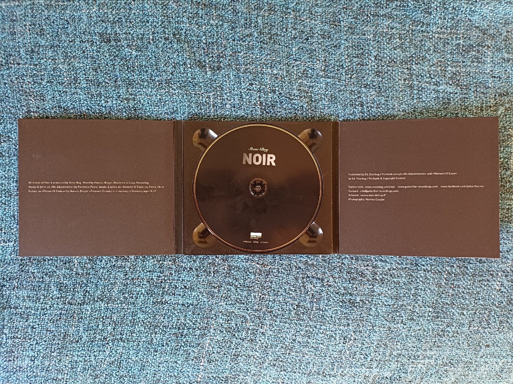 CD: Steve Bug "Noir" CD digipak  – Nuovo (secondo la descrizione) da Begnins venduto da Drastic-Sound 3