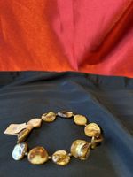 Elegantes Muschelarmband, Herbstfarben - Neuwertig!