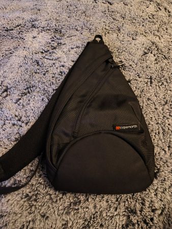"Cape North" Crossover Bag Herren unisex schwarz