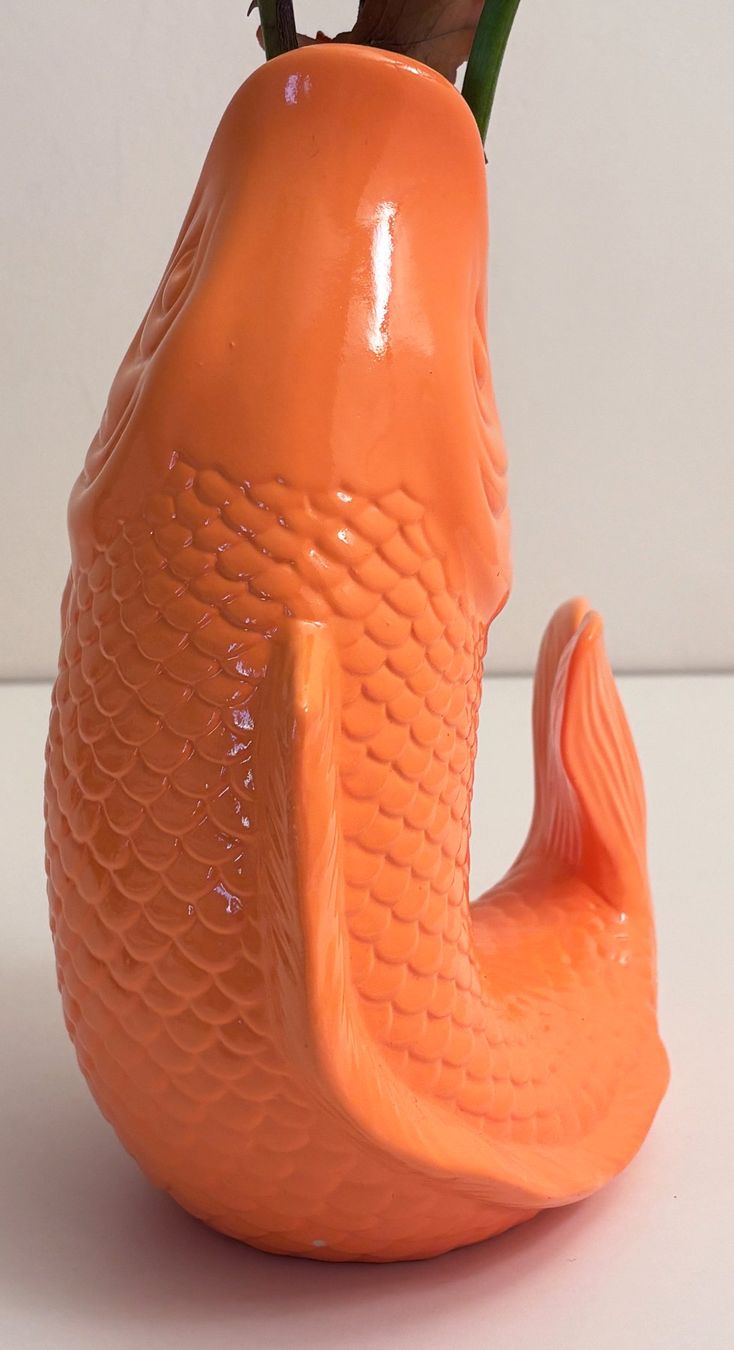 Vasi & Recipienti: Fischvase/Objekt in Keramik Orange – Nuovo (secondo la descrizione) da Chur venduto da elifornico 5