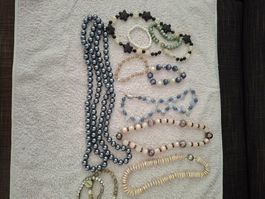 Schmuck Lot Damen Halsketten und Armband diverses