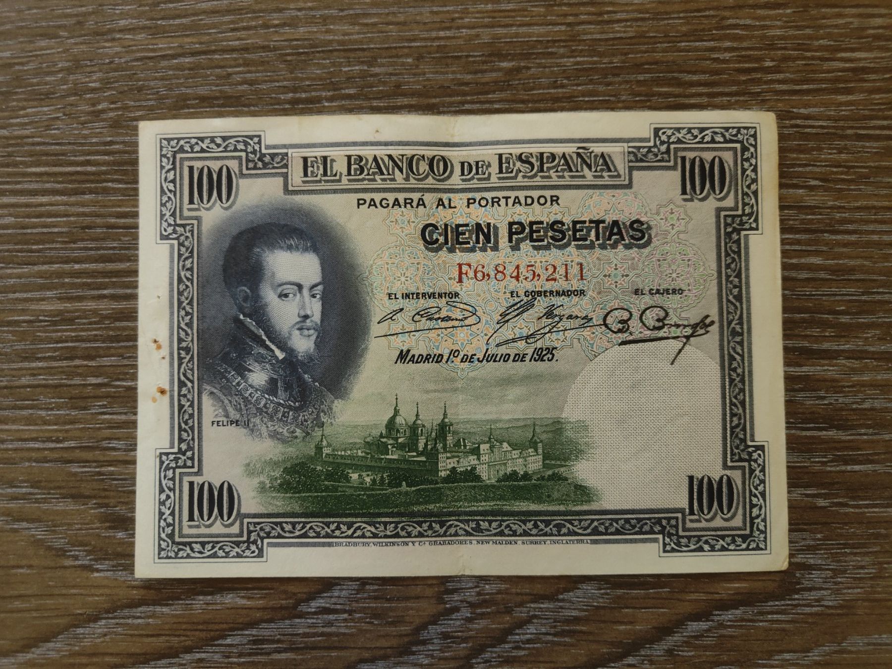 Banconote: Spanien 100 Pesetas 1925 !!!!! – Usato da Flaach venduto da Lonzo99