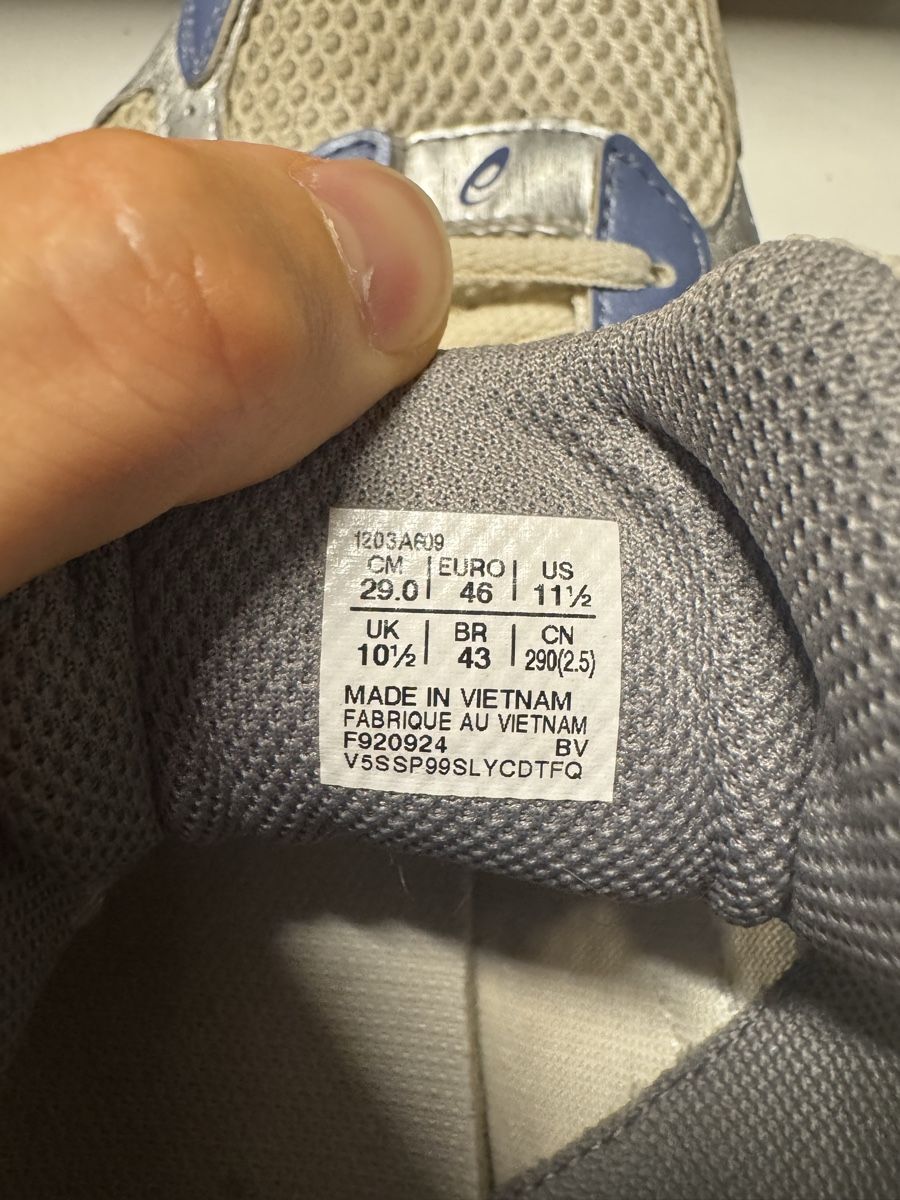 Herrenschuhe: Asics Sneaker Grösse 46, hellblau weiss – Gebraucht aus Zürich von ric_gy2n 7