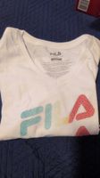 T-shirt FILA bianca con logo multicolore – taglia S – nuova