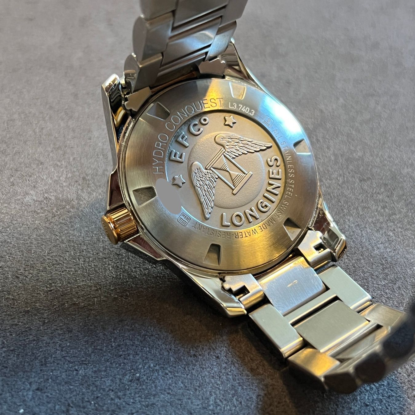 Longines Orologi: FLASH SALE Longines HydroConquest Quartz Date L3.740.3 – Usato da Carouge GE venduto da Watchaser 4