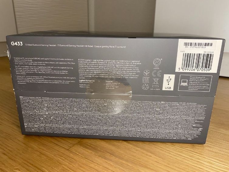 Cuffie: Logitech G433 Gaming Headset - Neuwertig! – Nuovo e nell'imballaggio originale da Basel venduto da niki7v 3