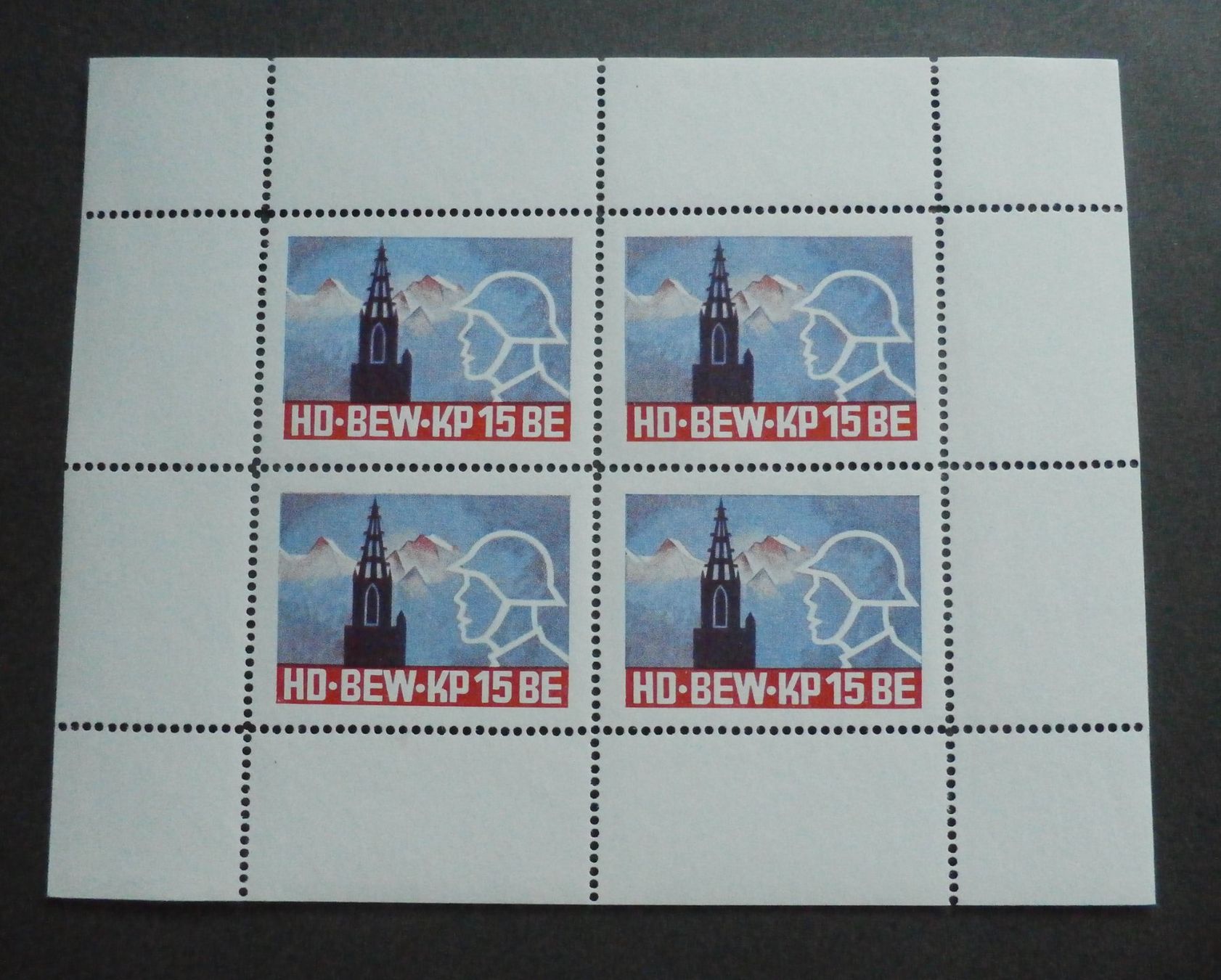 Alle Briefmarken: Soldatenmarken ** – Neu (gemäss Beschreibung) aus Kehrsatz von Bernherb2
