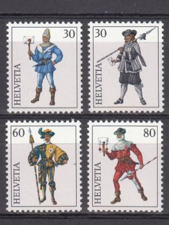 Tutti i francobolli: SBK W46 - W49 postfrisch – Usato da Bürglen TG venduto da StampGraf