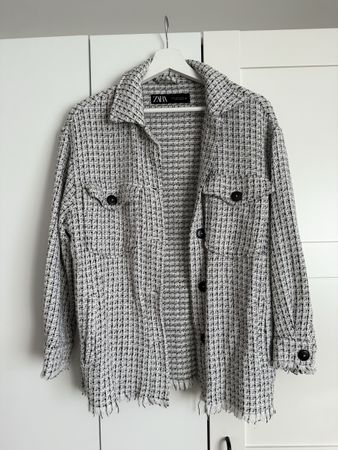 Übergangsjacke Bouclé Grösse XS