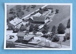 Bahnhof - Fliegeraufnahme - Foto - Ort zu bestimmen