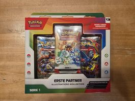 Pokemon Erste Partner Ilustration Kollektion Serie 1 Deutsch