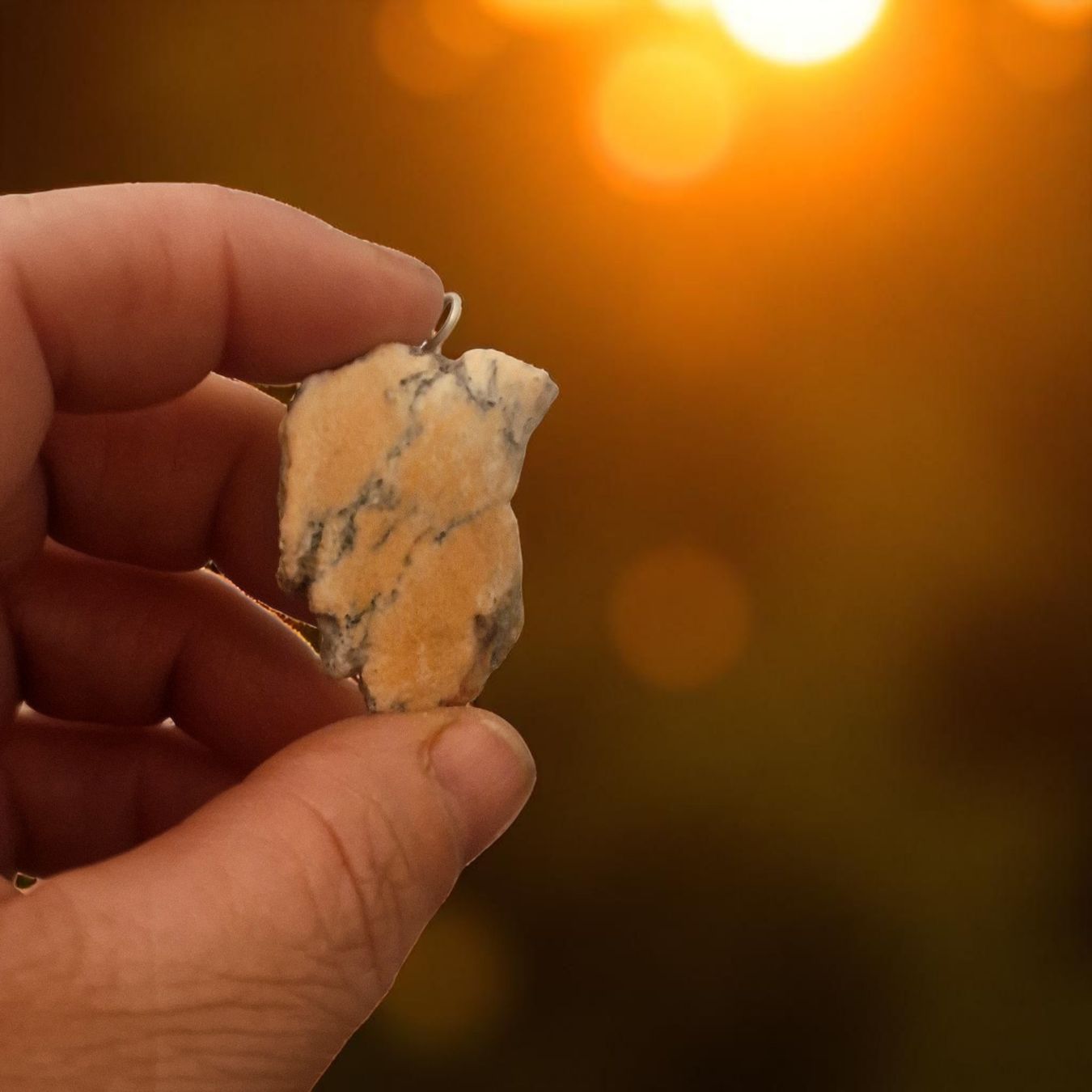 Mineralien & Heilsteine: Anhänger Rosa Alabaster aus der Schweiz – Neu und originalverpackt aus Aarau von Schmuckhoehle_MD 5