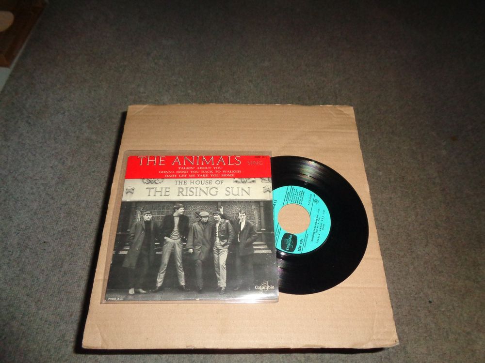 The Animals - House of the Rising Sun - Vinyl Si. 7" EP1967 (Gebraucht ...