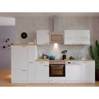 213 Küchenzeile Küchenblock 310cm weiss - Küche Einbauküche