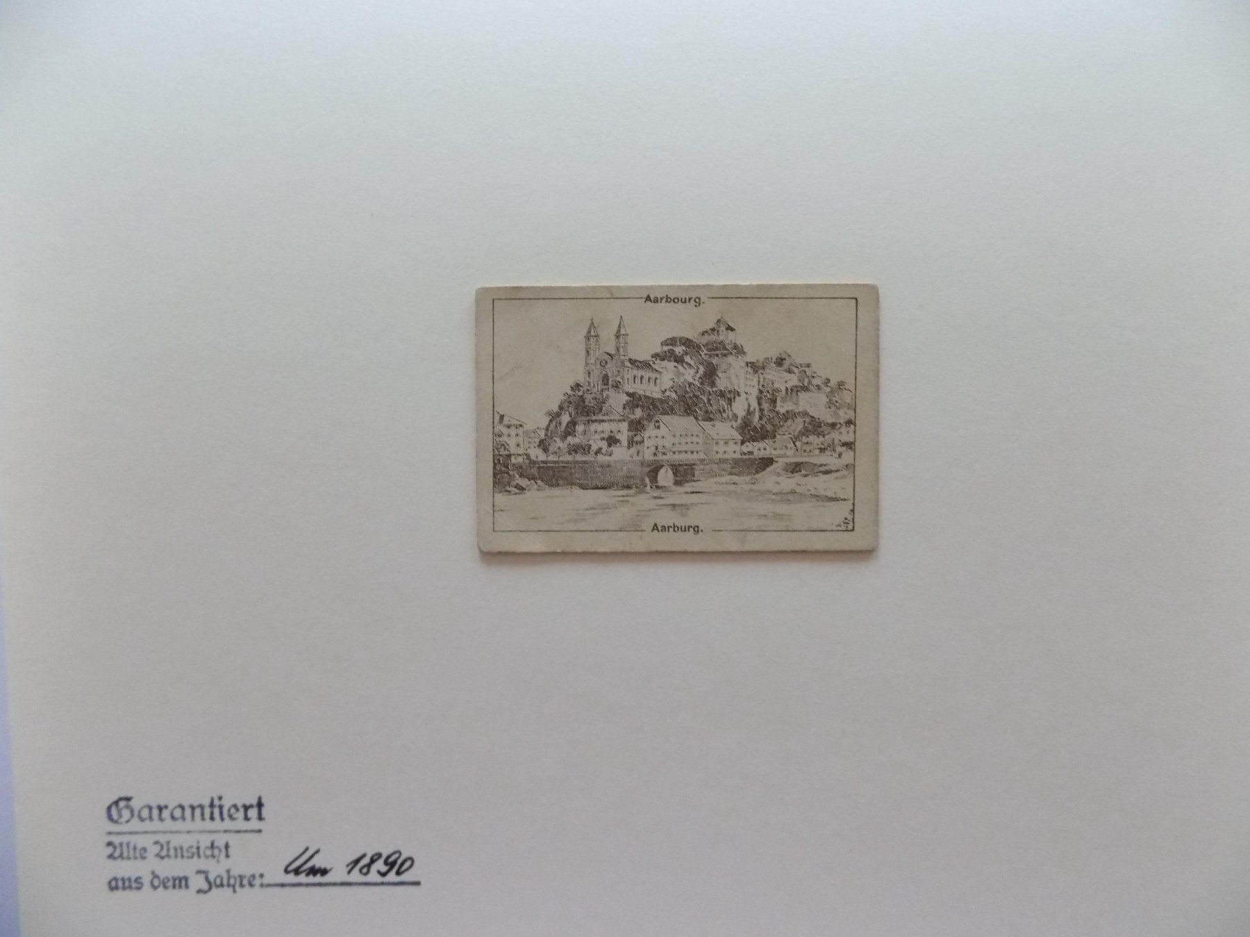Stiche: Aarburg um 1890 – Gebraucht aus Risch von Antikfee 3