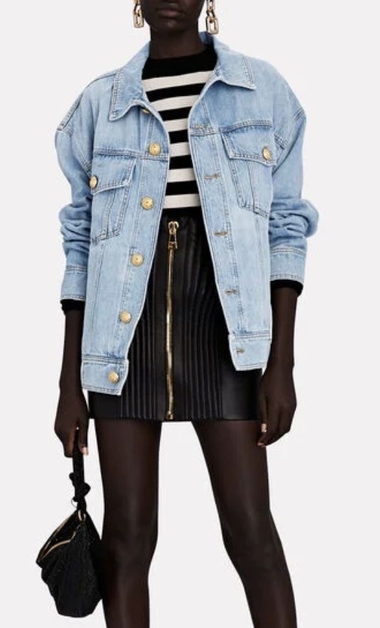 Balmain Giacche: Blouson en jean Balmain 36 – Nuovo (secondo la descrizione) da St-Légier-Chiésaz venduto da joe_5gxd