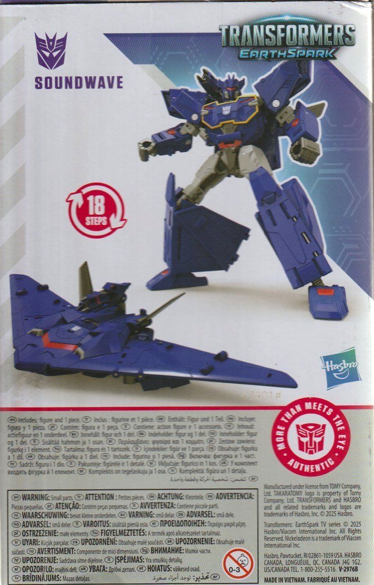 Hasbro Statuette: SOUNDWAVE 15 cm TRANSFORMERS ACTION FIGURE Earthspark – Nuovo e nell'imballaggio originale da Vezia venduto da Aquarius_Age 1