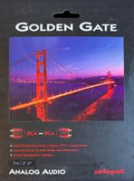 AudioQuest RCA Golden-Gate Stereo Cinch-Kabel 1.0 Meter