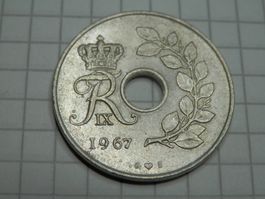 Dänemark  25 Öre, 1967