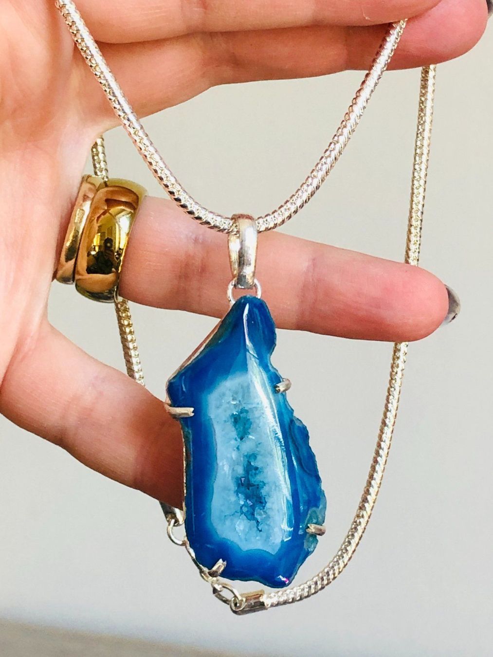Catenine: Solar Quartz Druzy Ethenic Jewelry – Nuovo e nell'imballaggio originale da Genève venduto da AGBERG 2