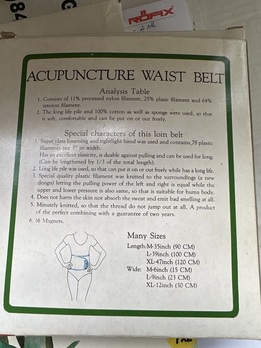 Dispositivi per massaggi: Acupuncture waist belt Neu – Nuovo e nell'imballaggio originale da Frümsen venduto da Swissline90 1