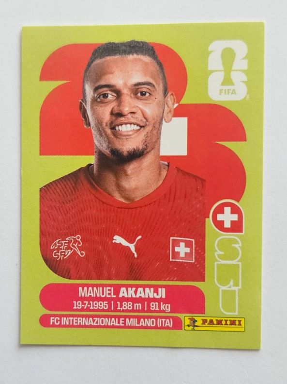 Panini Carte collezionabili: Panini 2026 Manuel Akanji SUI 4 – Nuovo (secondo la descrizione) da Malans GR venduto da Ovi83