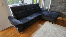 Relax-Sofa "Move" (L-Form), anthrazit