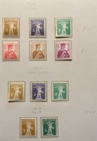 BRIEFMARKEN HELVETIA 1909/10/11
