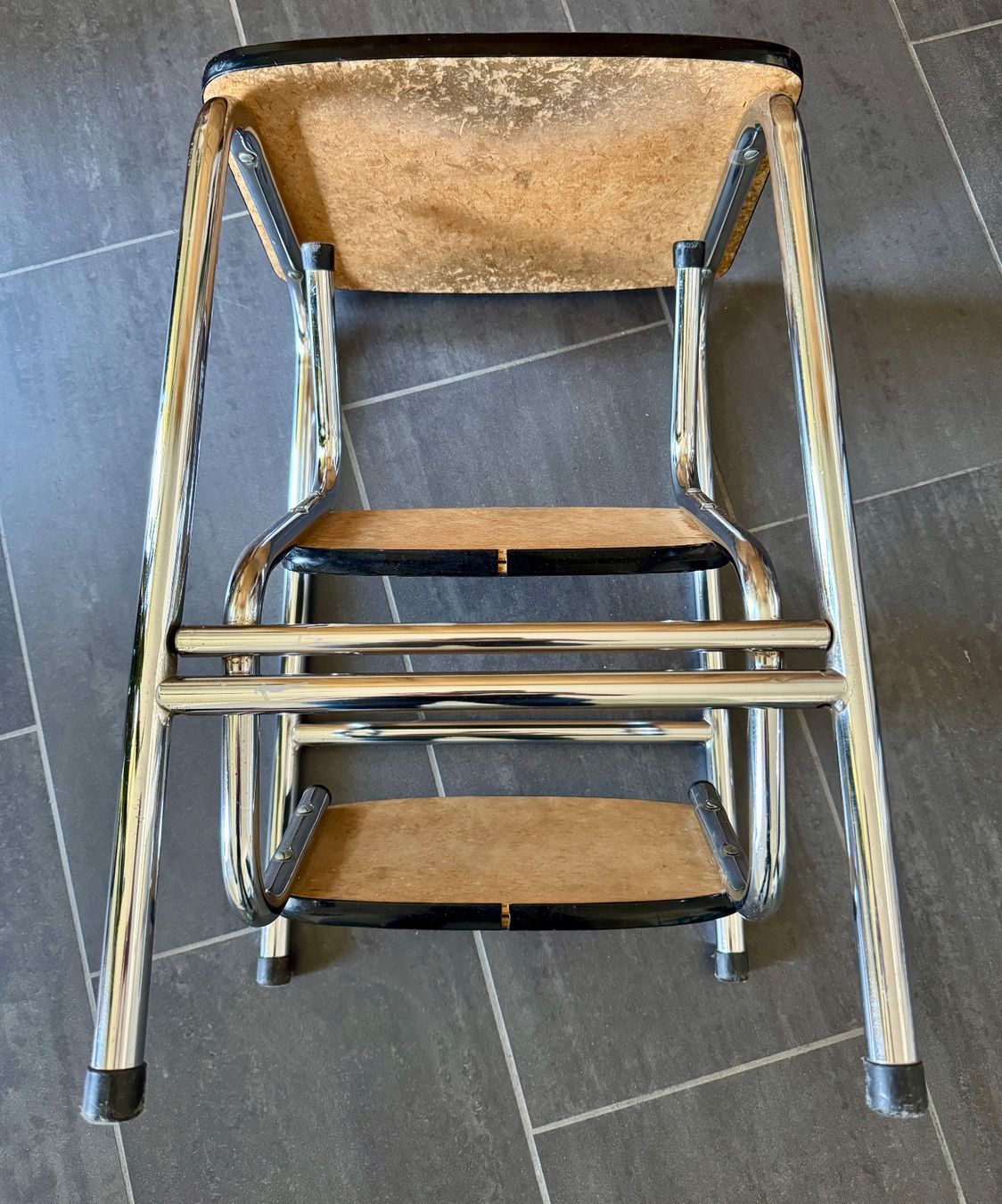 Hocker: Alter Dreitritt Tritthocker Trittleiter 60er-Jahre – Gebraucht aus Rothrist von Luckywinner 8