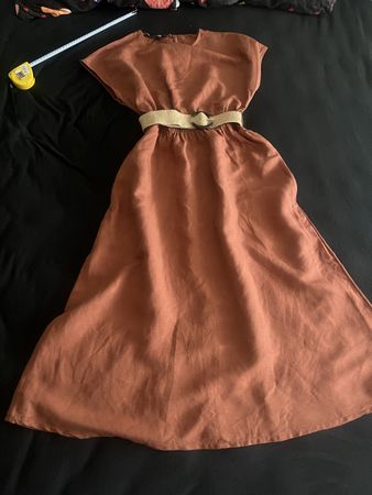 Kleid C&A braun Grösse S neuwertig